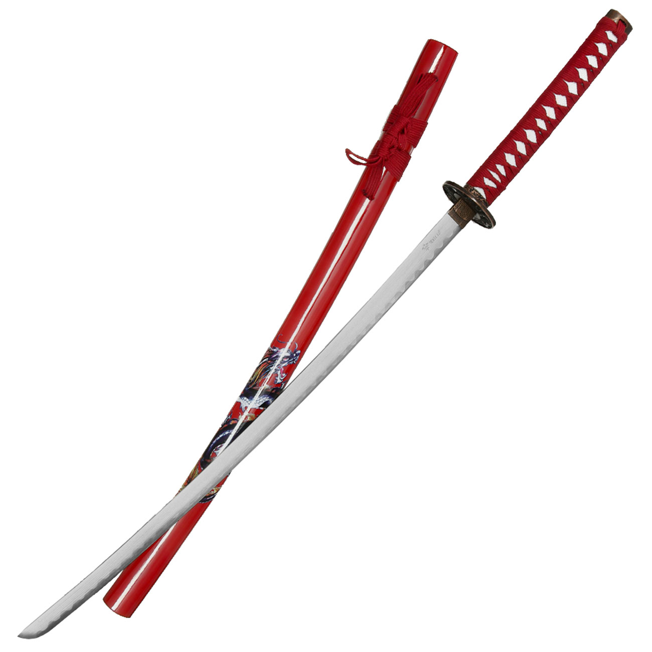 Tole 10 Imperial Schwert Red Dragon Samurai Bild 3