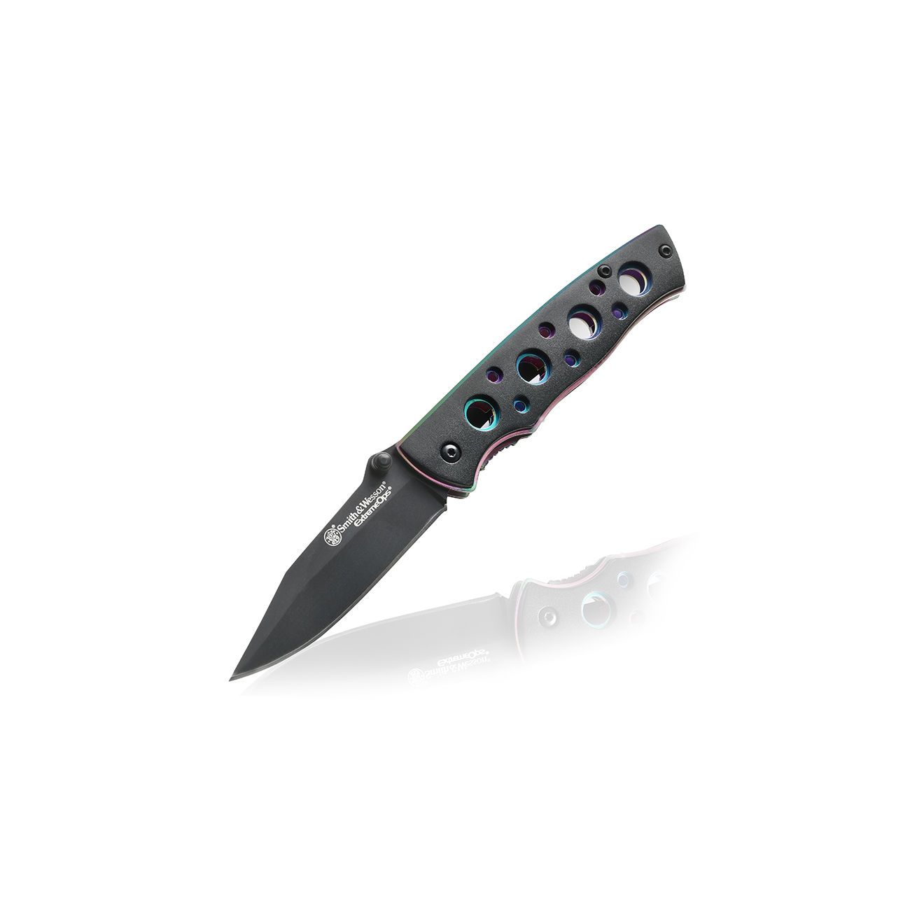 smith wesson einhandmesser extreme ops rainbow design rainbow design