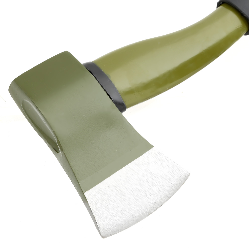 MFH Axt Deluxe oliv mit Fiberglasstiel inkl. Transportscheide Bild 1