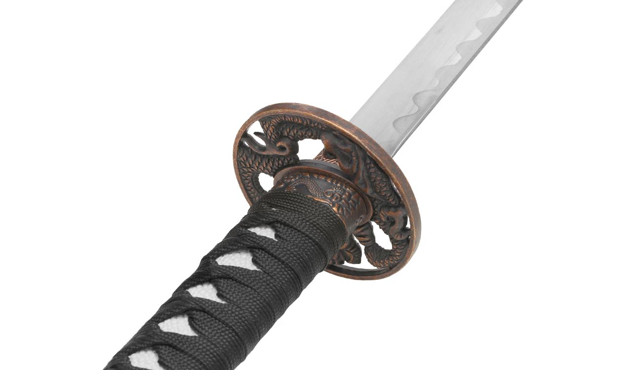 Haller Katana white Dragon Bild 8