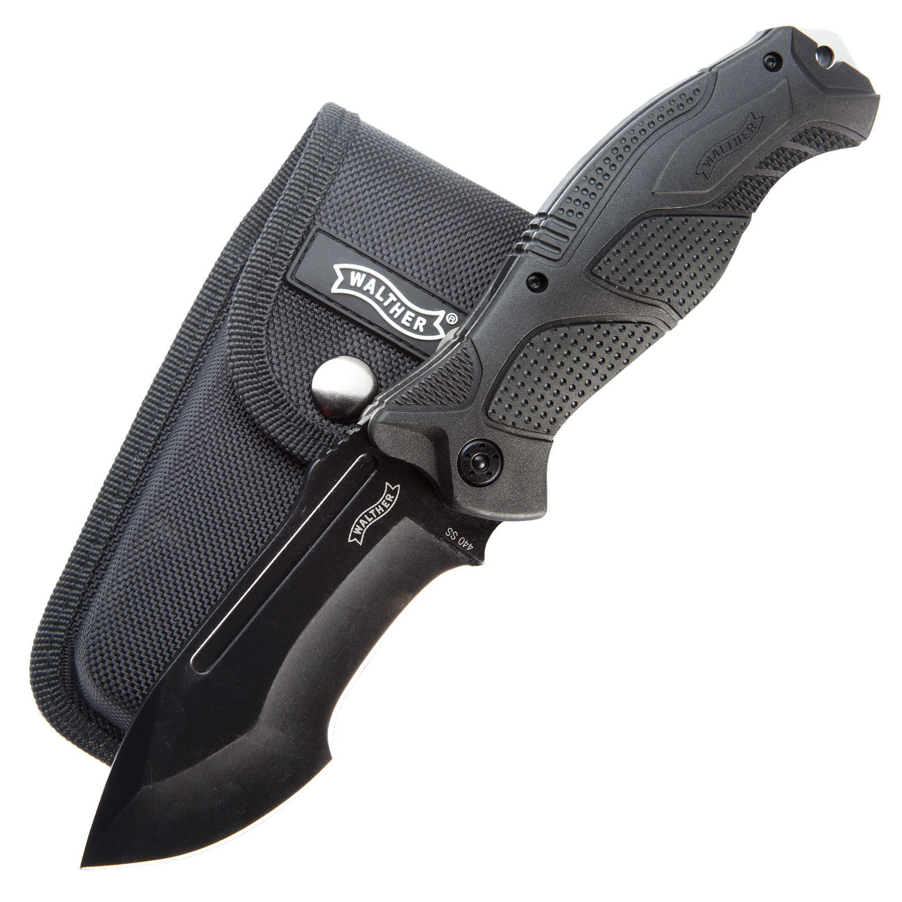 Walther Outdoormesser OSK II Klappmesser Survival Knife inkl. Nylonholster Bild 4