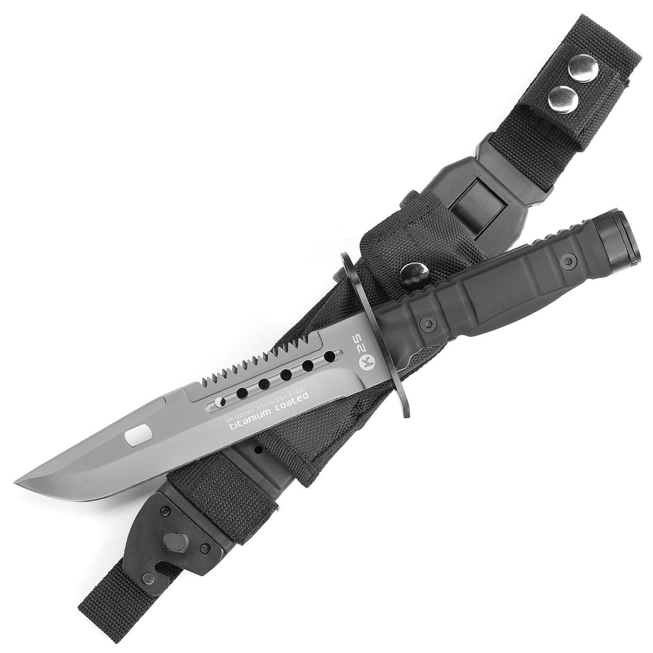 K25 Bajonett 17,8 cm Klinge schwarz inkl. Scheide kaufen