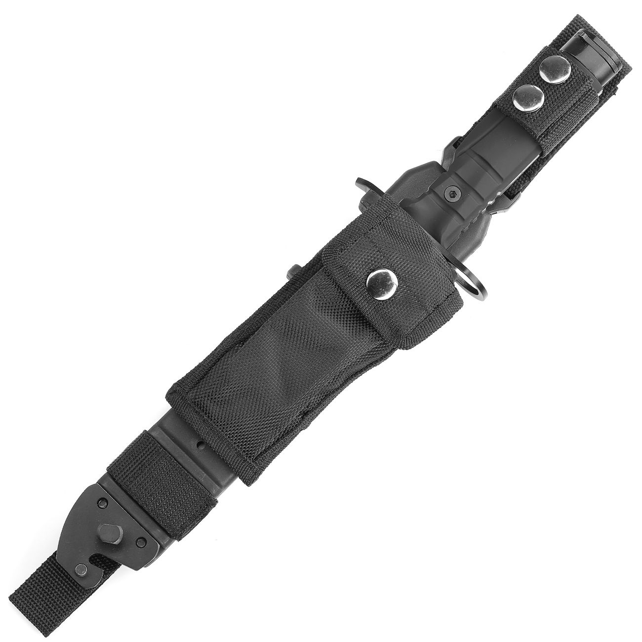 K25 Bajonett 17,8 cm Klinge schwarz inkl. Scheide Bild 4