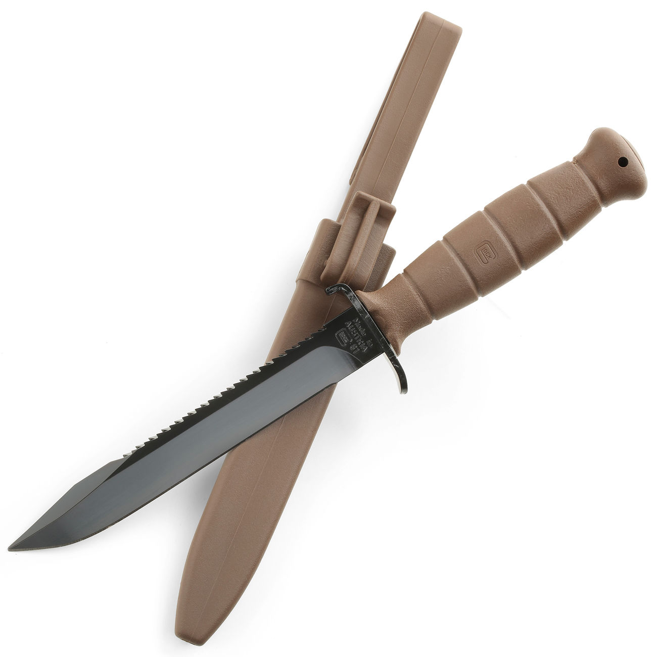 Glock Feldmesser mit Sge dark earth Bild 3