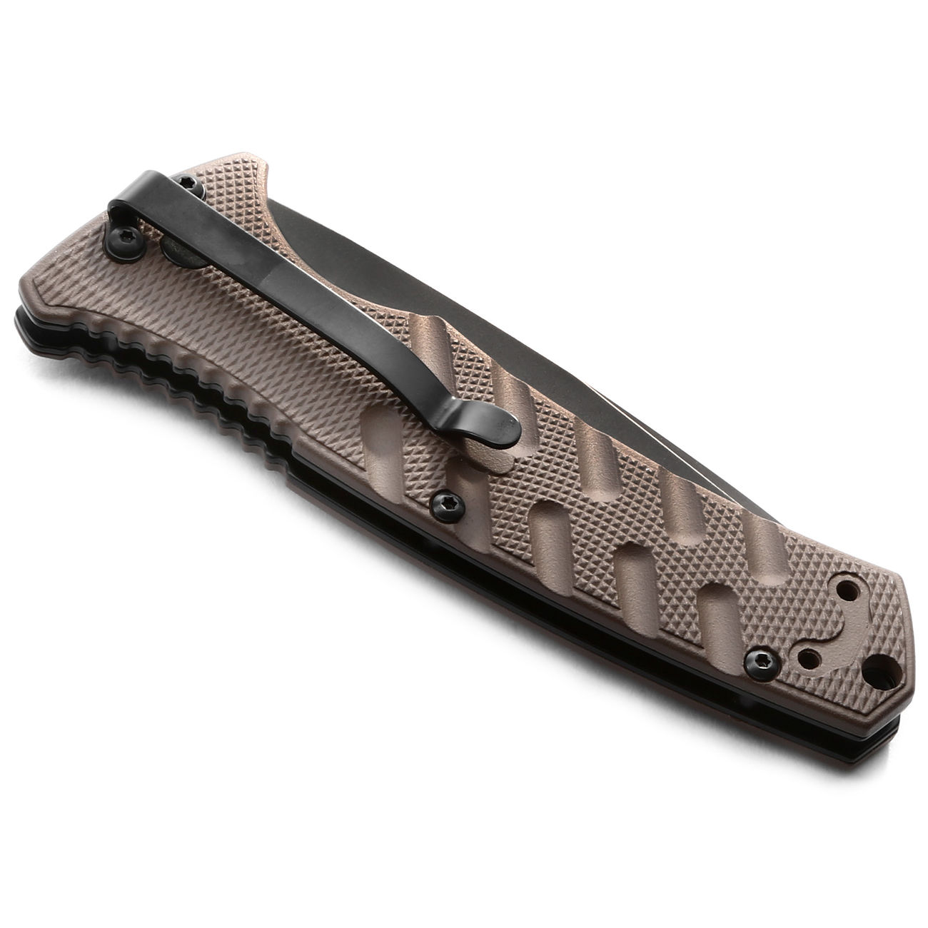 Bker Plus Springmesser Strike Spearpoint coyote Bild 1
