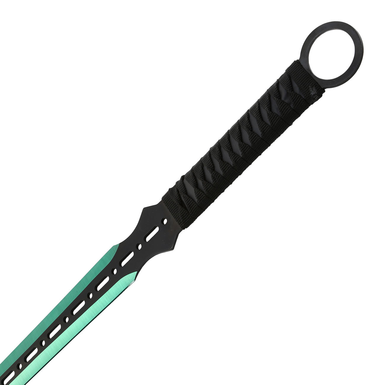 Heros Edge Ninja Schwert Set inkl. 2 Wurfmesser schwarz / grün Bild 1