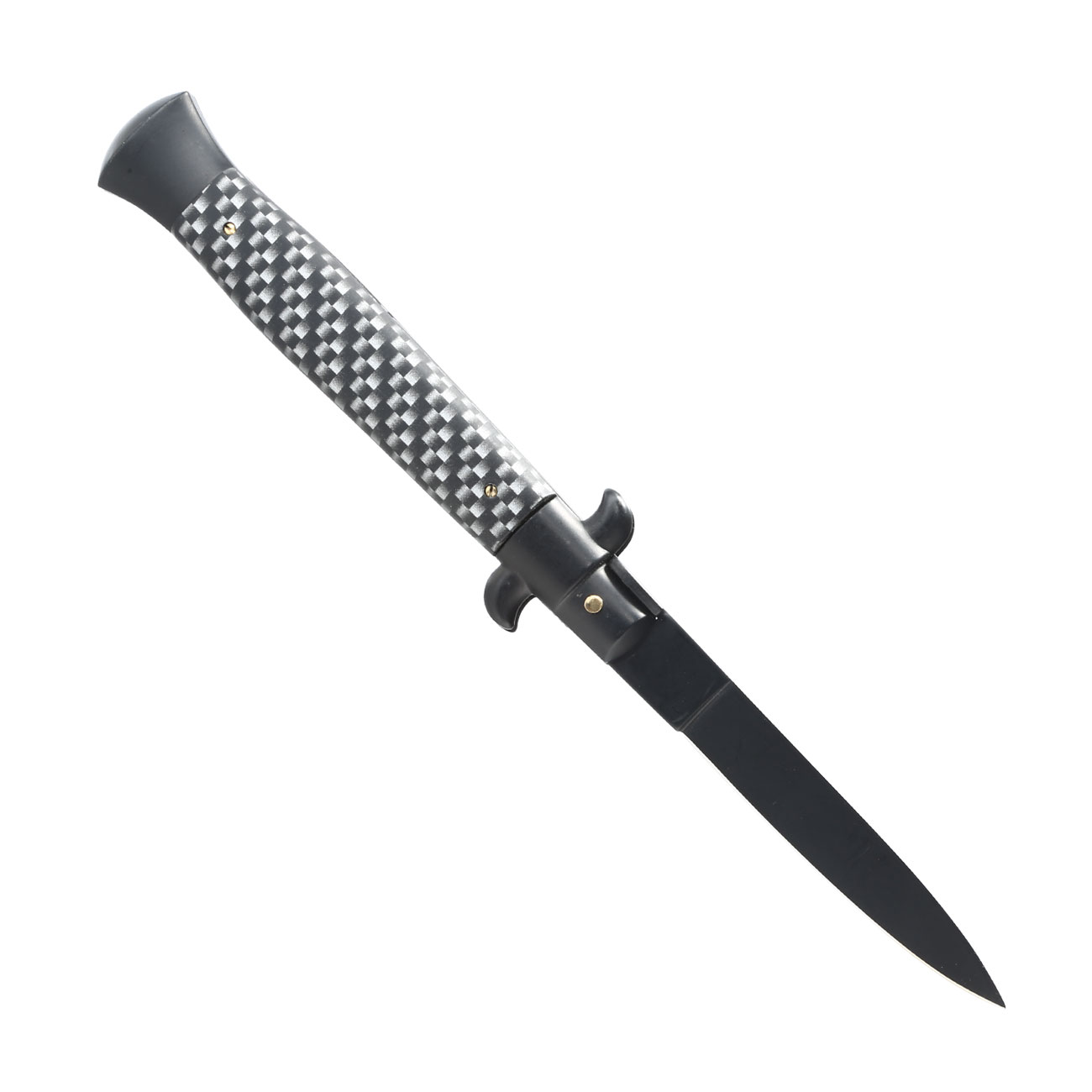 HALLER Springmesser Klappmesser Einhandmesser Automatik Messer Titan Carbon 8,5 