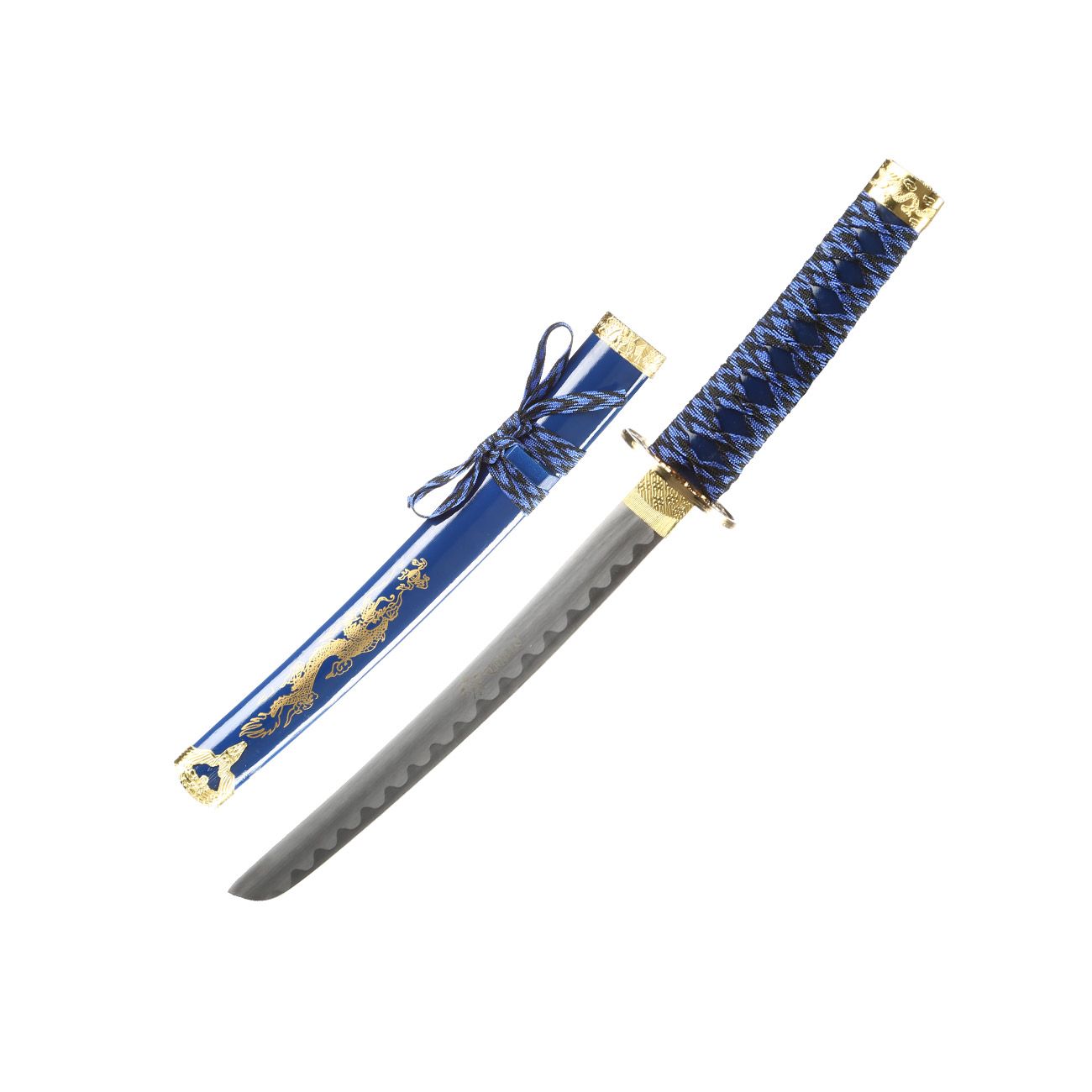 Tole 10 Imperial Schwertset Golden Dragon 3-teilig inkl. Ständer blau Bild 3