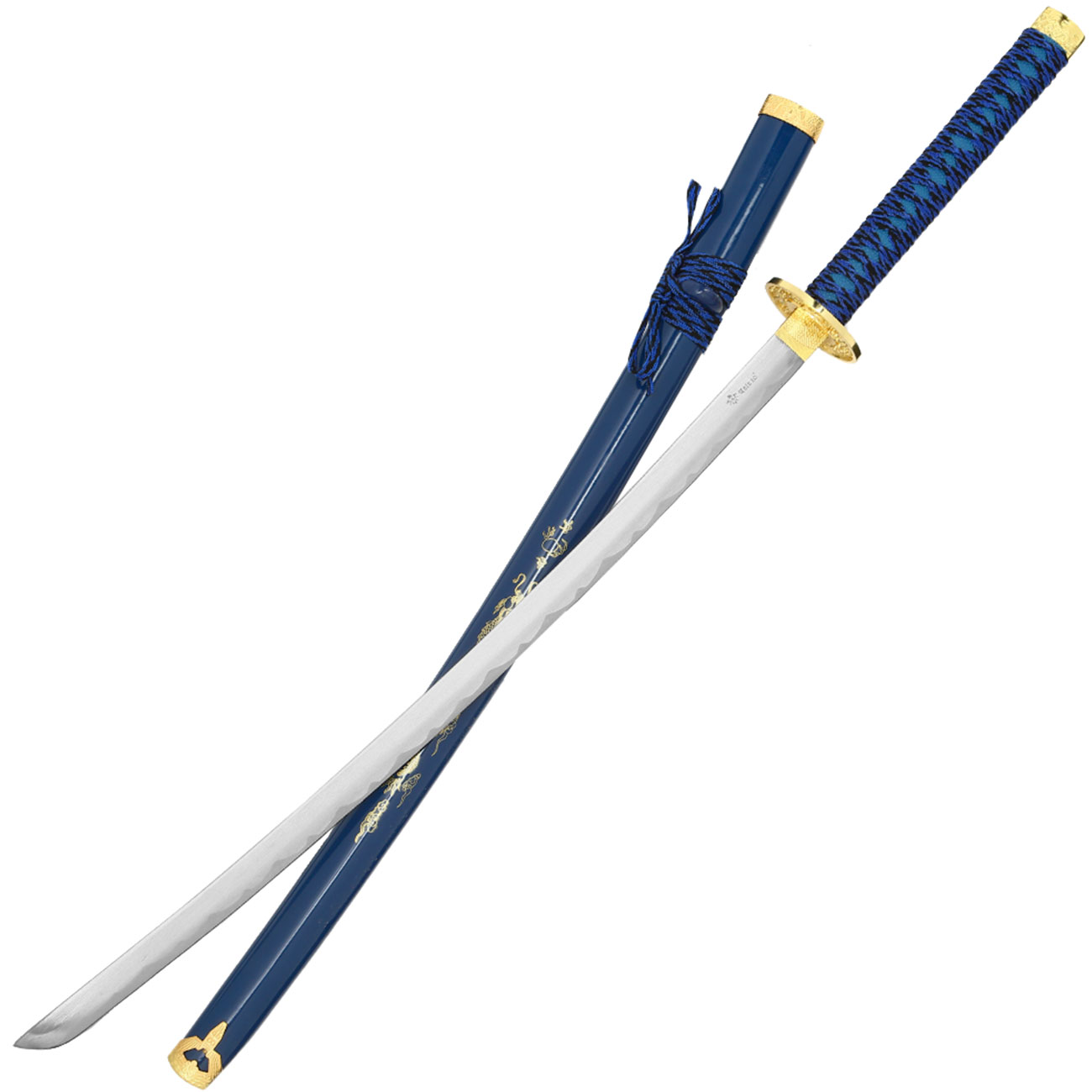 Tole 10 Imperial Schwertset Golden Dragon 3-teilig inkl. Stnder blau Bild 5