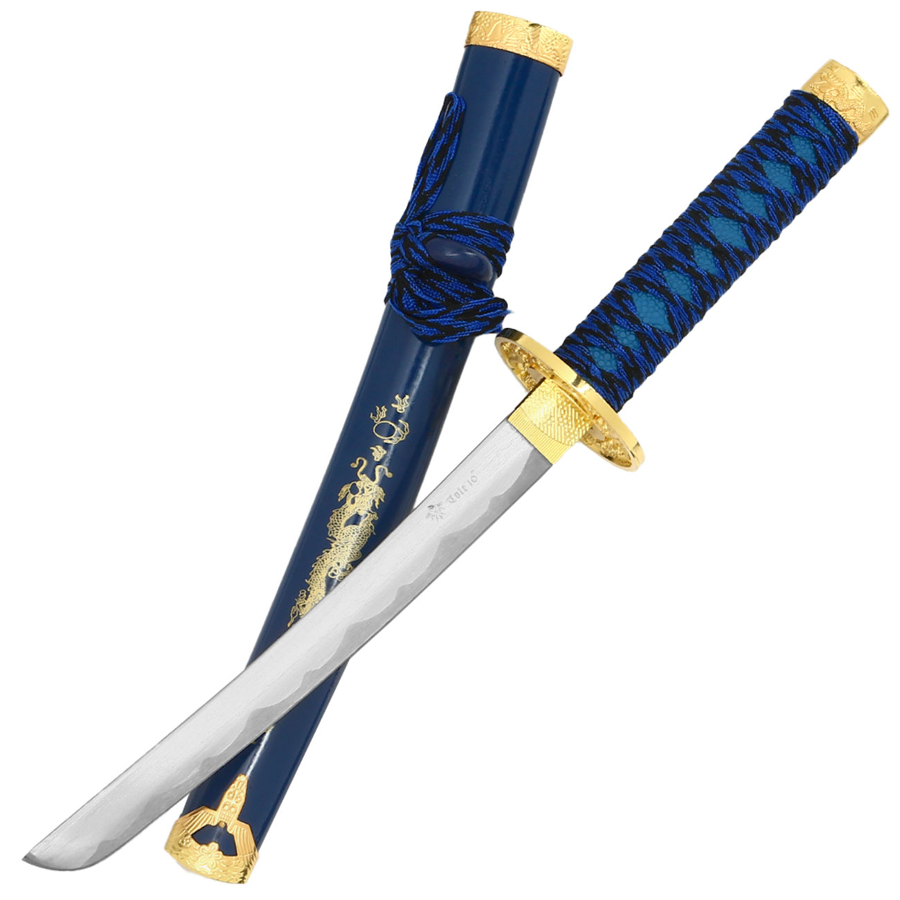 Tole 10 Imperial Schwertset Golden Dragon 3-teilig inkl. Stnder blau Bild 7
