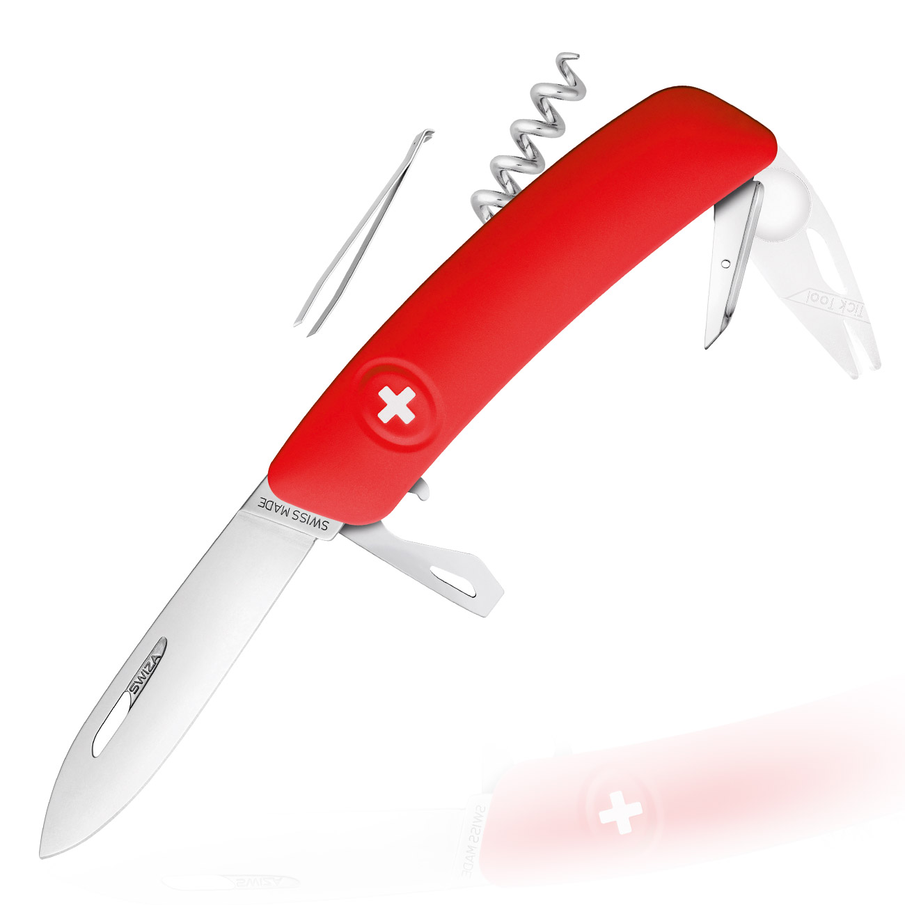 Swiza Schweizer Messer Tt03 Tick Tool Rot Kotte Zeller