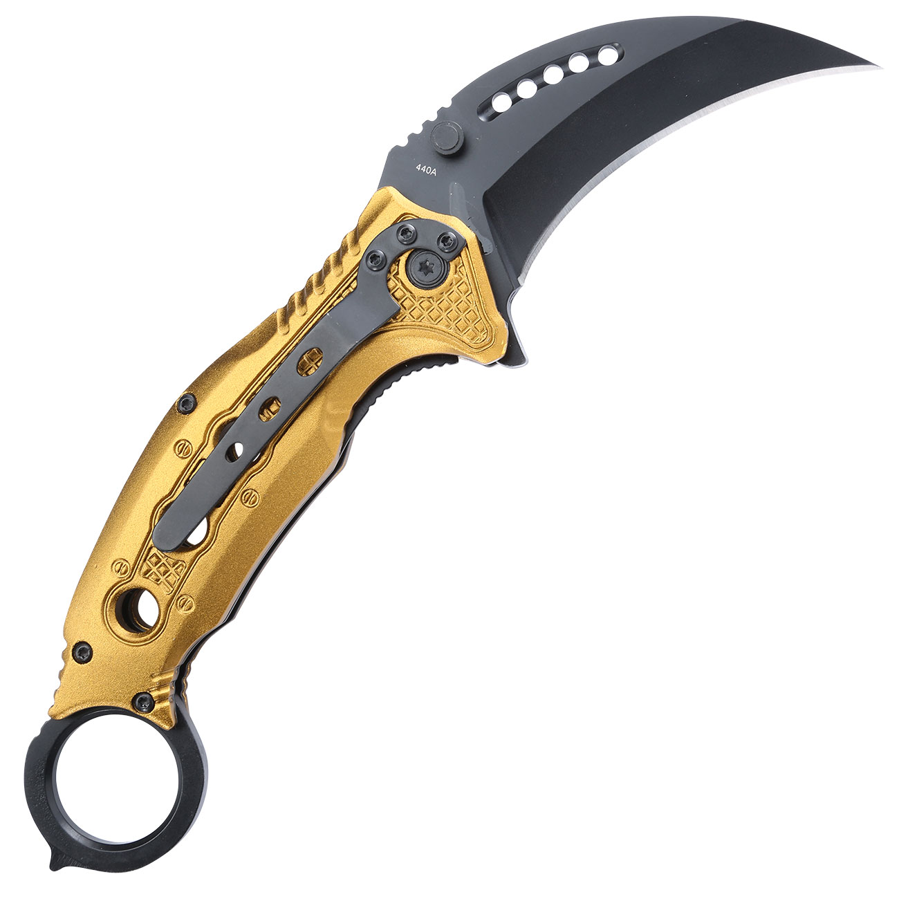 Magnum Karambit Einhandmesser Black Scorpion Bild 1