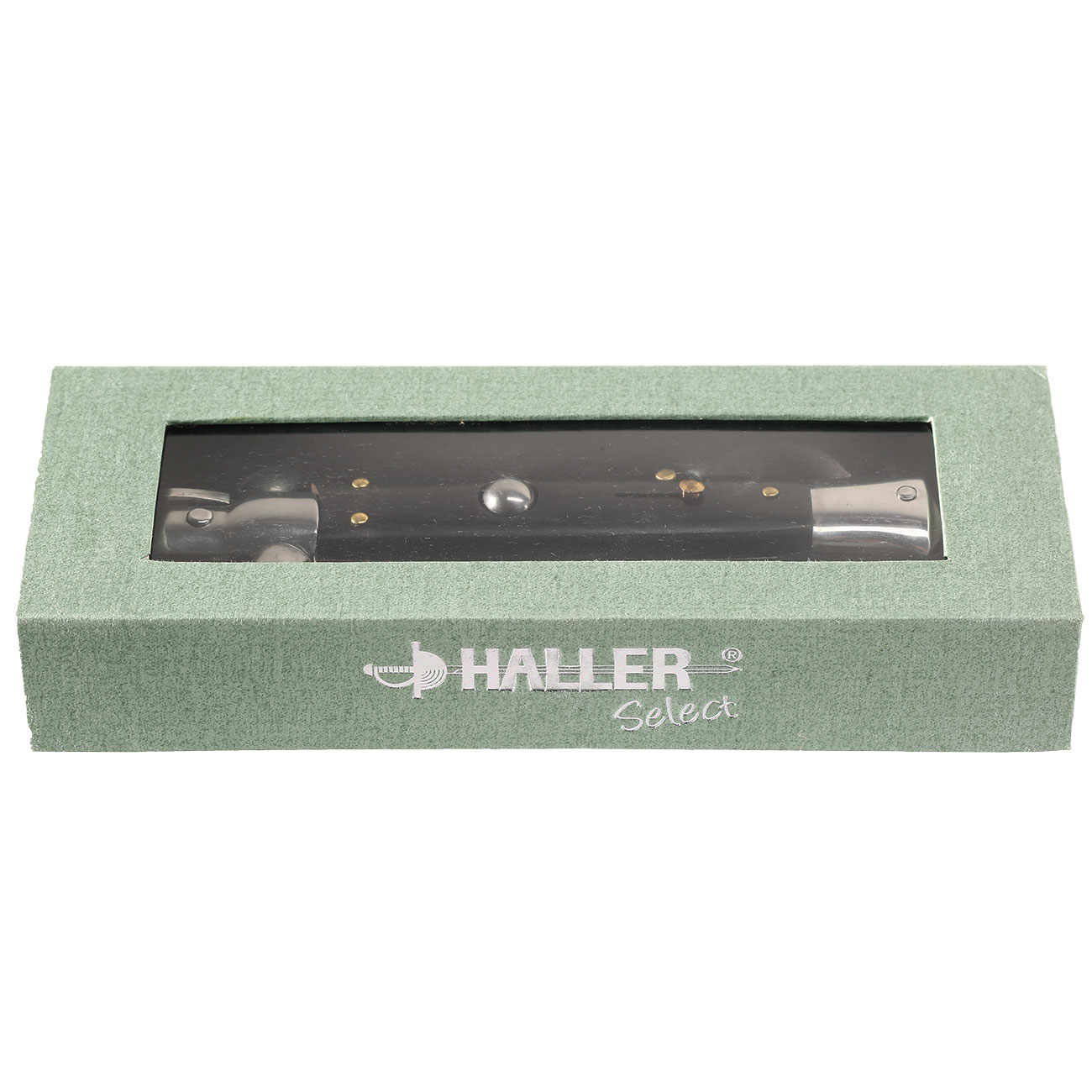 Haller Select Springmesser Sprogur II Stiletto Pakkaholz Bild 1