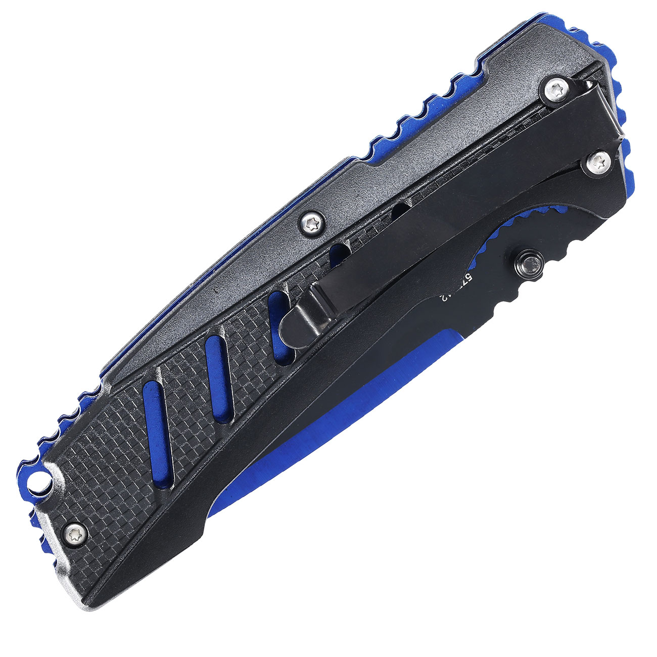 CJH Einhandmesser blau / schwarz Bild 5