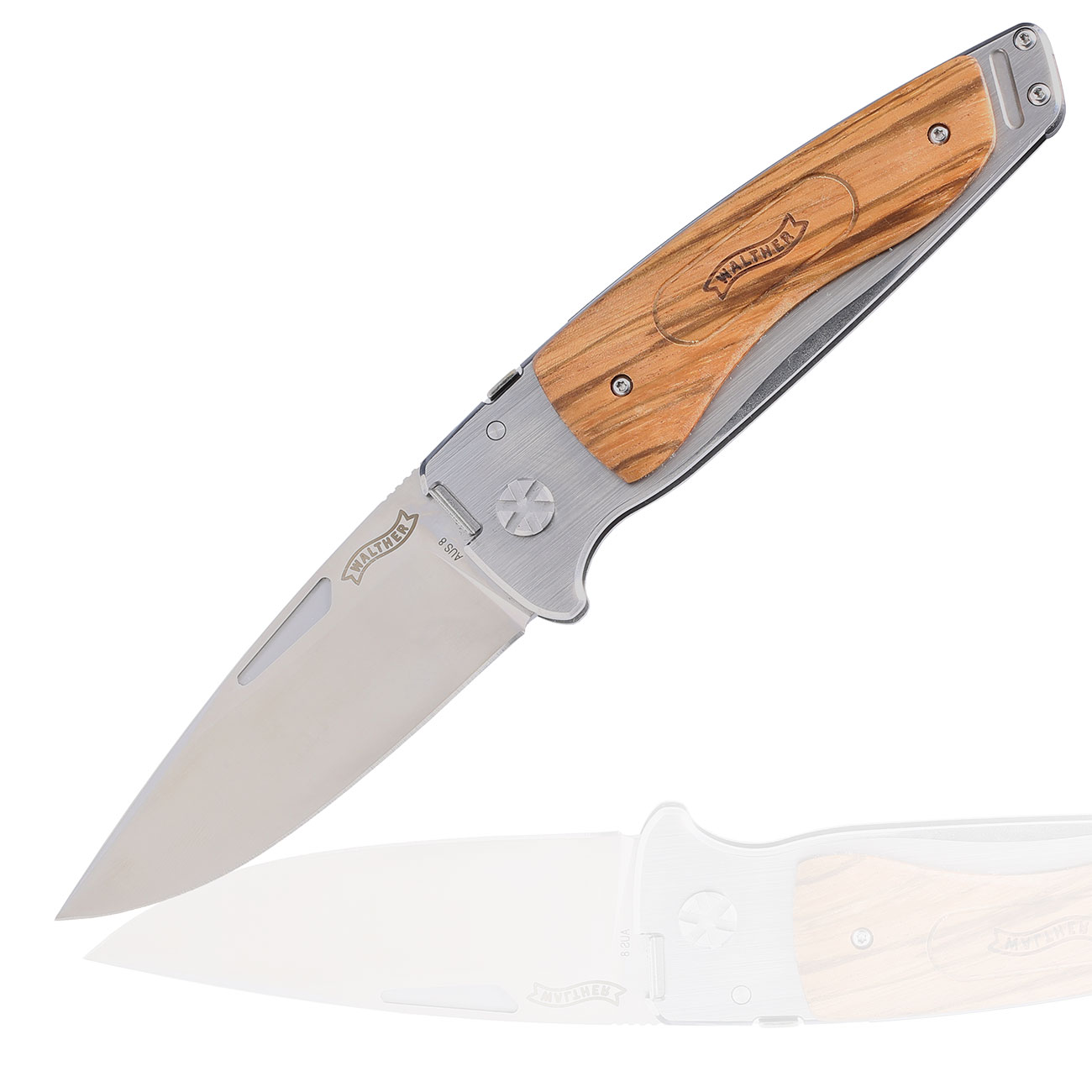 Walther Taschenmesser TFW Traditional Folding Knife Holzgriffschalen