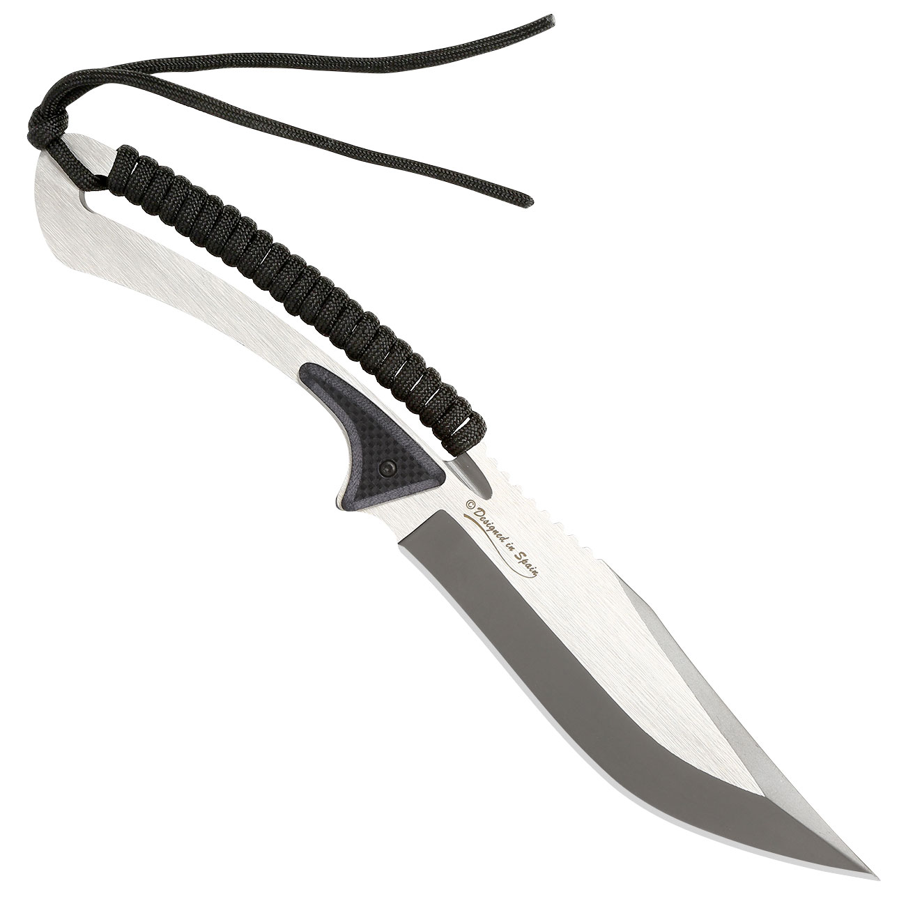RUI K25 Messer Tactical Black Cord inkl. Nylonscheide Bild 1