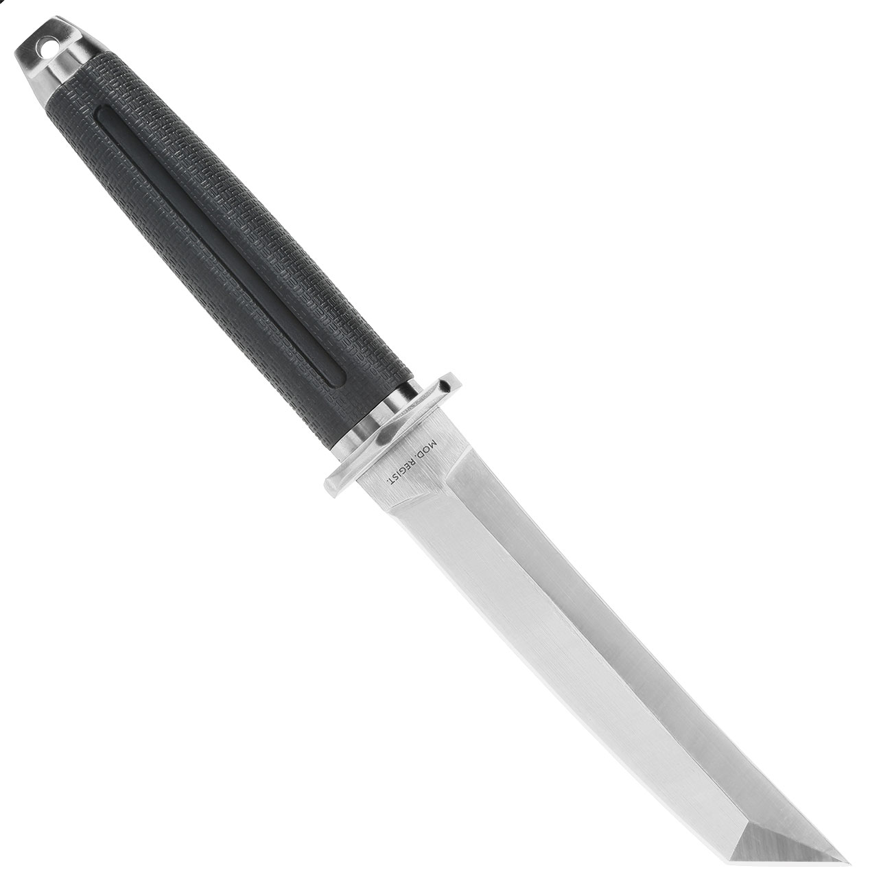 Tokisu Taktisches Messer Musashii Tantoklinge silber/schwarz inkl. Gürtelscheide und Box Bild 1