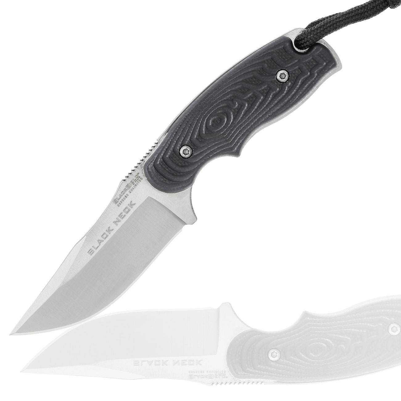 BlackField Neck Knife Black Neck inkl. Kydexscheide