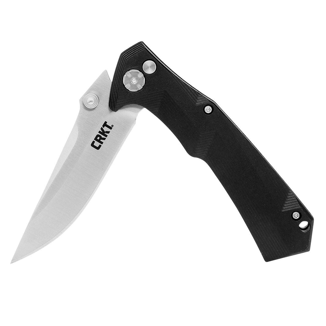 CRKT Einhandmesser Tighe Two Clip Point silber/schwarz inkl. Grtelclip Bild 3