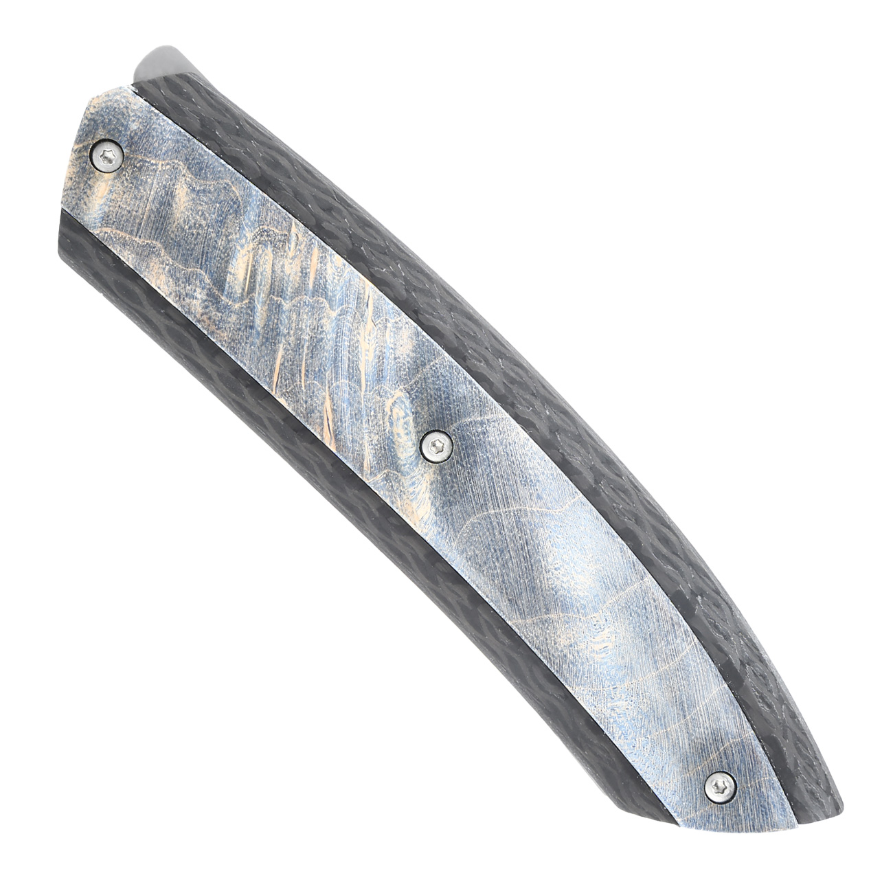 Maserin Einhandmesser AM6 Blue Burl Wurzelholz italienisches Sammlermesser Bild 1