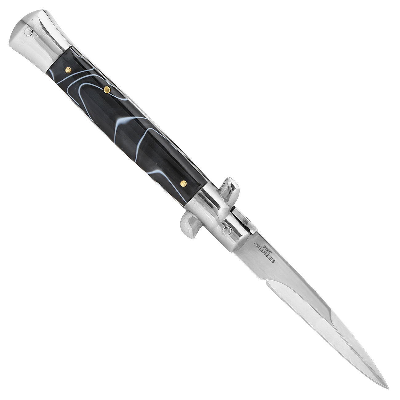 Haller Select Springmesser Sprogur II Stiletto schwarz/wei Bild 1