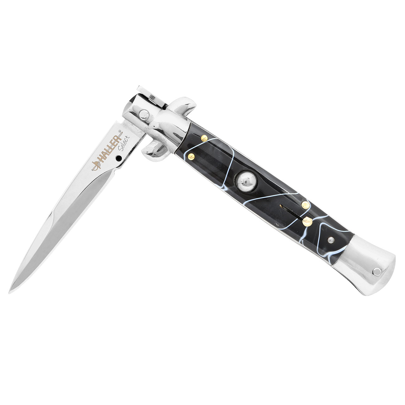 Haller Select Springmesser Sprogur II Stiletto schwarz/wei Bild 1