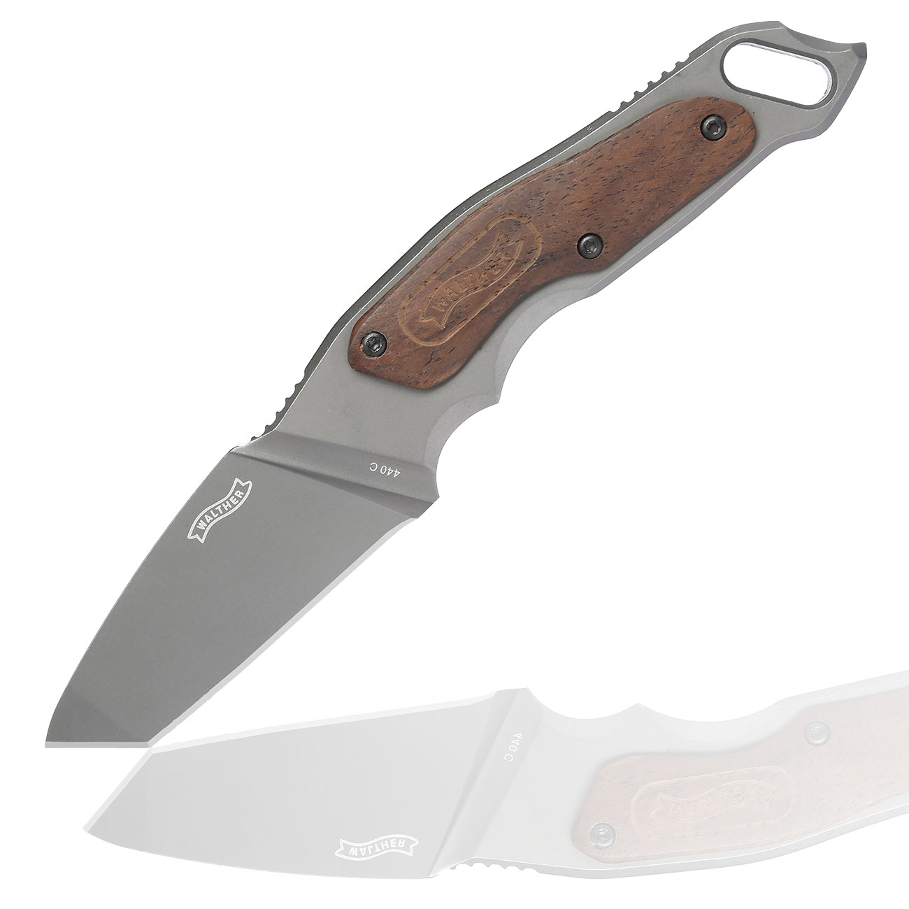 Walther Neck Knife IAK titanbeschichtet inkl. Kydex-Scheide