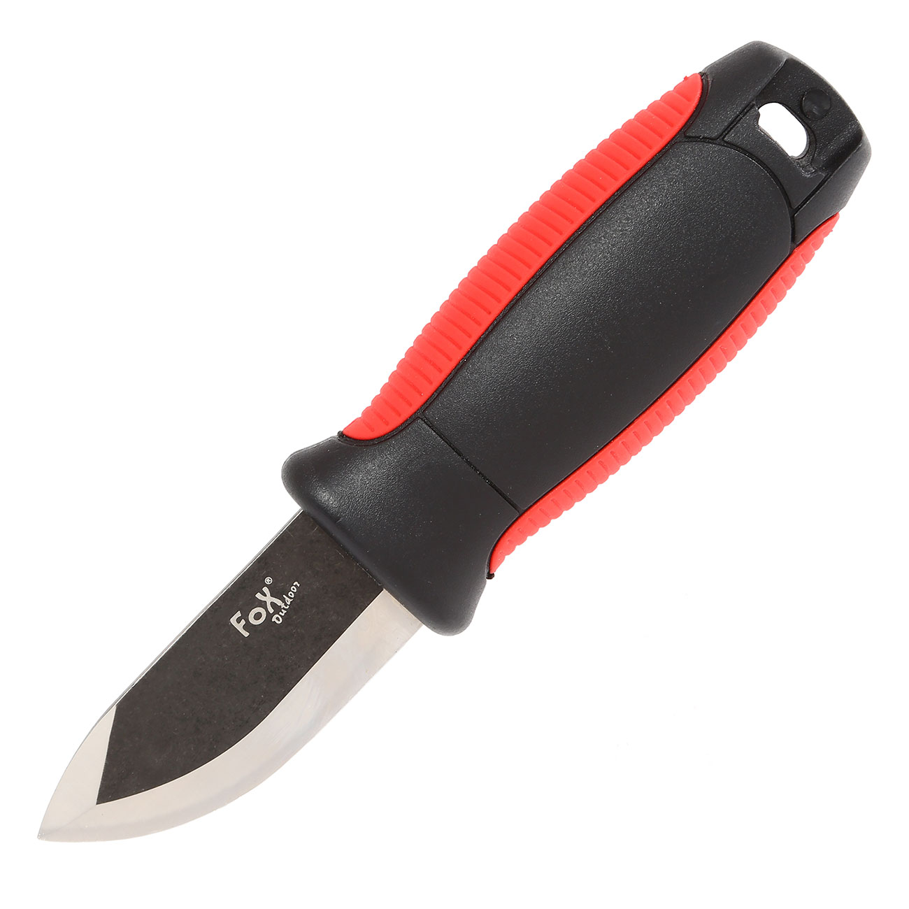 Fox Outdoormesser Mini inkl. Kunststoffscheide und Nackenband Bild 1