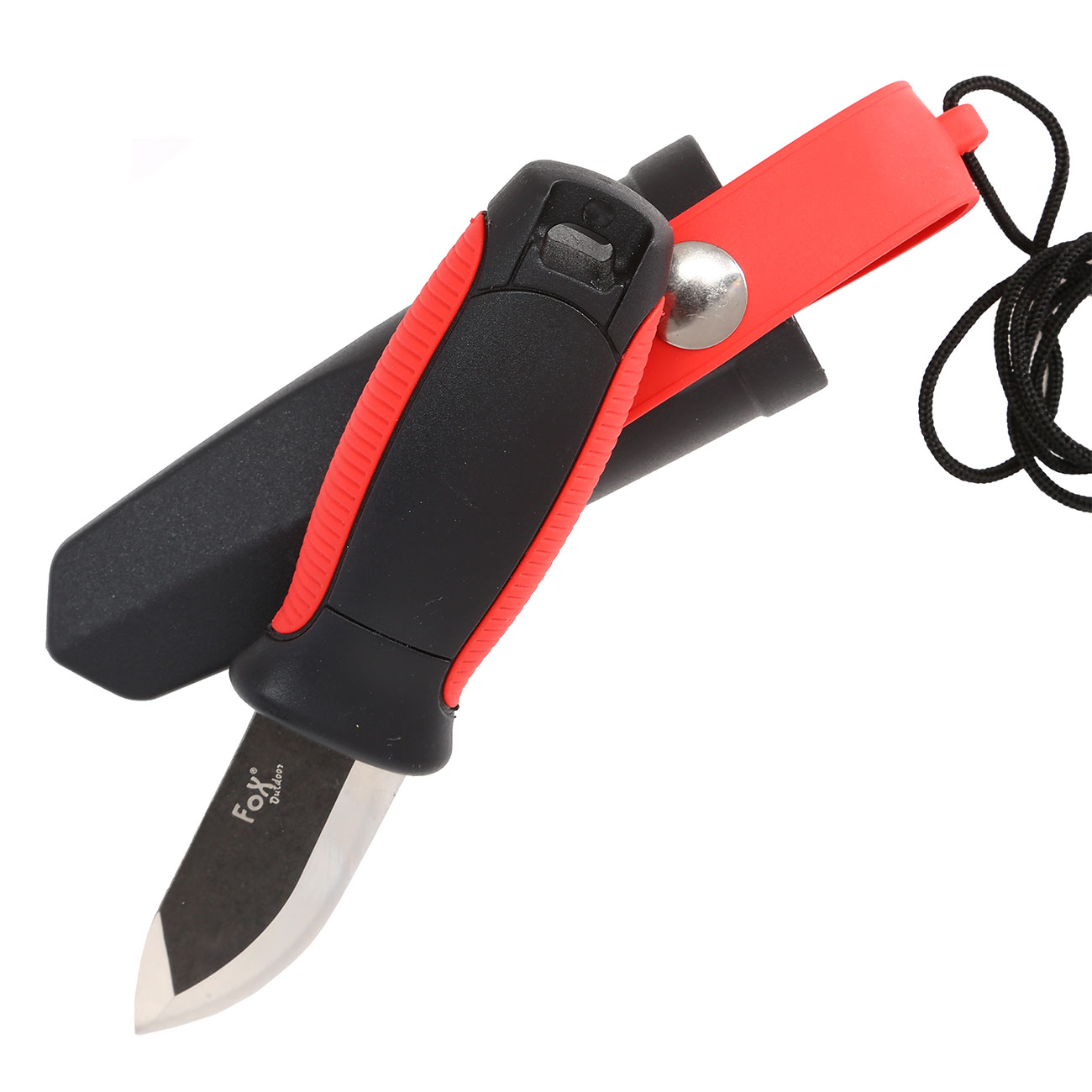 Fox Outdoor Mini Messer inkl. Kunststoffscheide Bild 2
