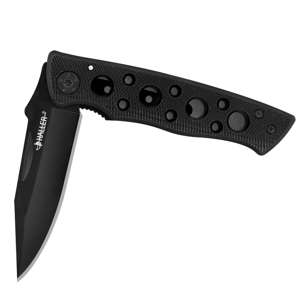 Haller Taschenmesser schwarz Leichtmetall Bild 3