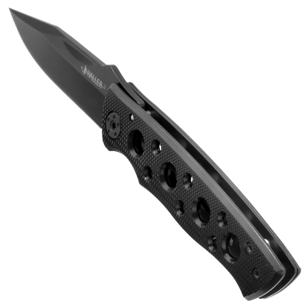 Haller Taschenmesser schwarz Leichtmetall Bild 6