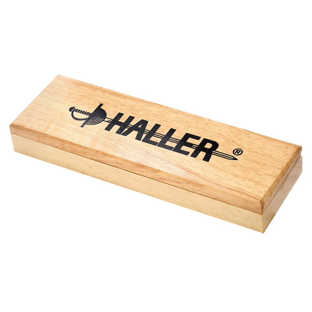 Haller Damast Taschenmesser Olivenholz II mit Holz-Geschenkbox Bild 8