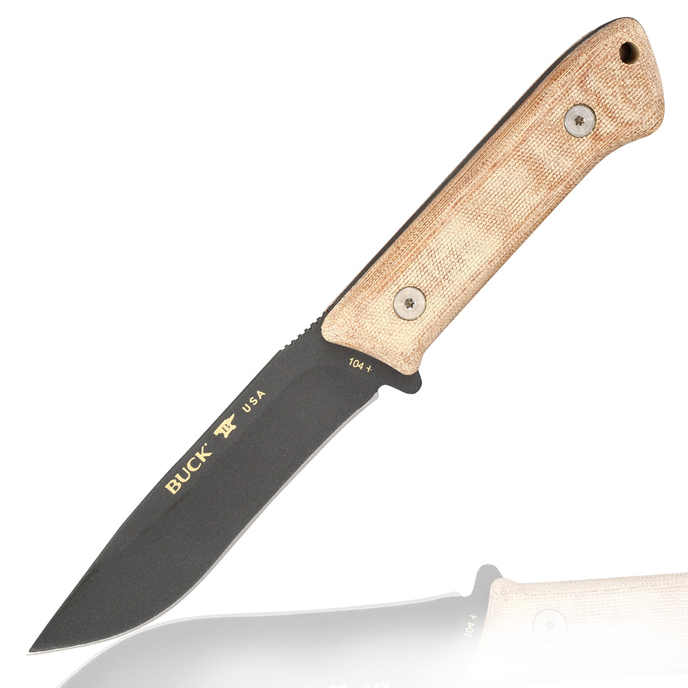 Buck Outdoormesser 104 Compadre Camp Knife inkl. Lederscheide