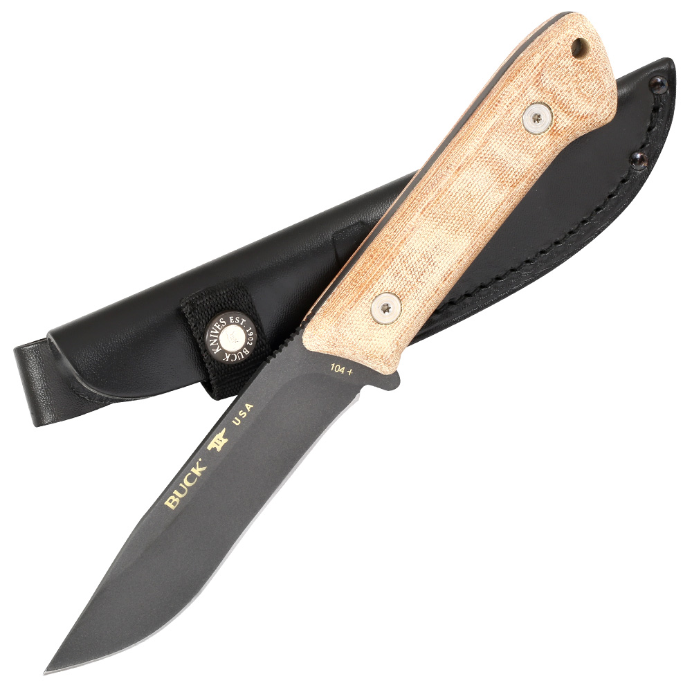 Buck Outdoormesser 104 Compadre Camp Knife inkl. Lederscheide Bild 2