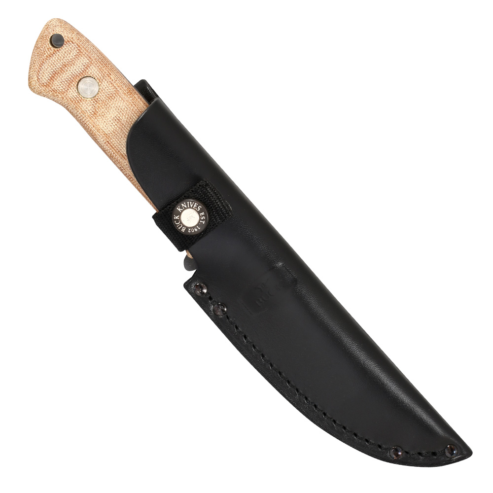 Buck Outdoormesser 104 Compadre Camp Knife inkl. Lederscheide Bild 5