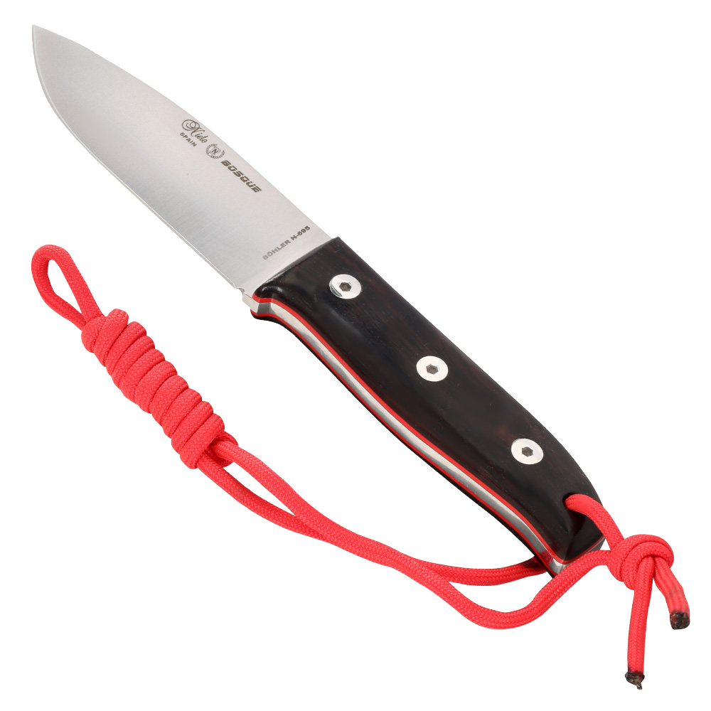 Nieto Outdoormesser Bosque Grenadill inkl. Lederscheide Bild 3