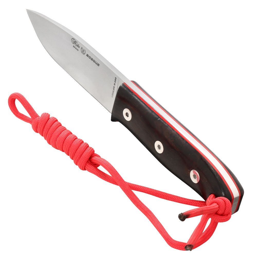 Nieto Outdoormesser Bosque Grenadill inkl. Lederscheide Bild 4