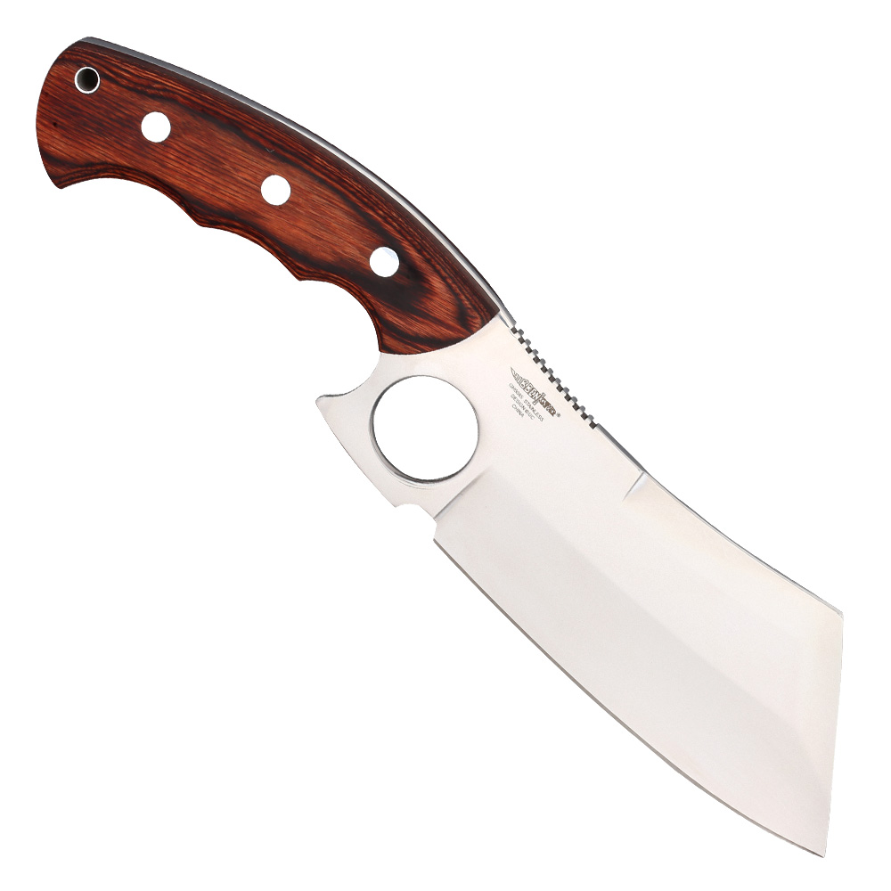 United Cutlery Cleaver Bloodwood Version Gil Hibben inkl. Ledergrtelscheide Bild 1