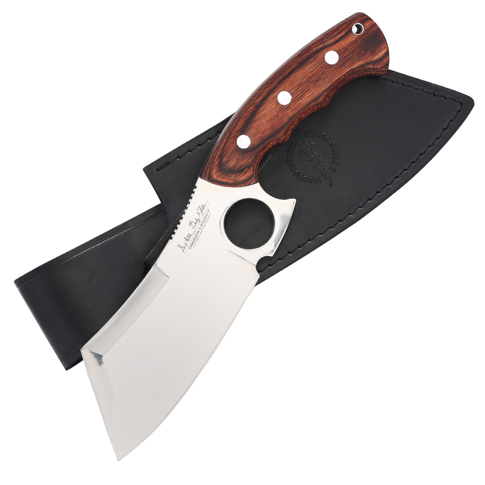 United Cutlery Cleaver Bloodwood Version Gil Hibben inkl. Ledergrtelscheide Bild 2