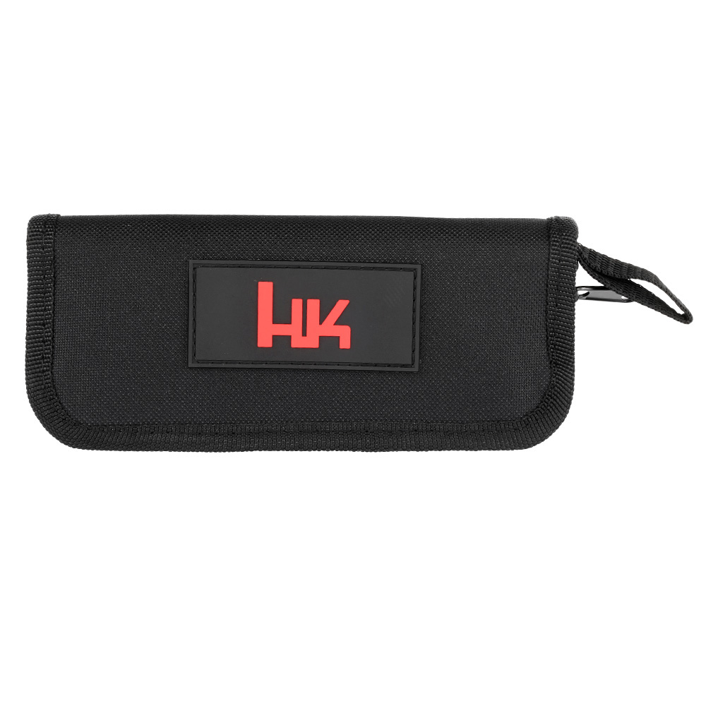 Heckler & Koch Einhandmesser SFP Tactical Folder All Black Sgezahnung inkl. Grtelclip und Nylonetui Bild 8