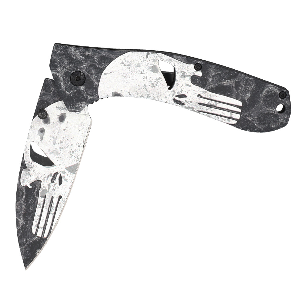 Enhandmesser 3D Skull inkl. Gürtelclip Bild 3