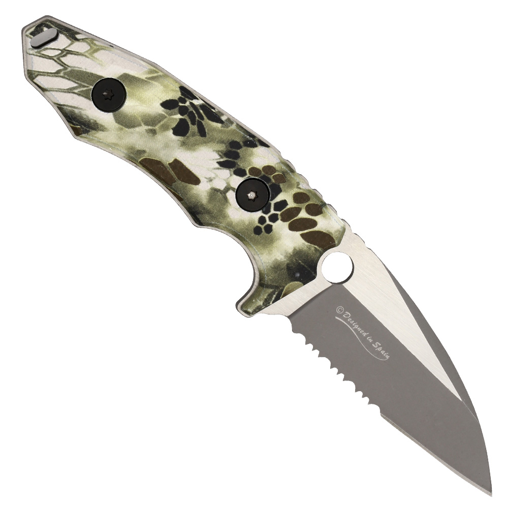 K25 Neck Knife Green Phyton inkl. Kydexscheide Bild 1