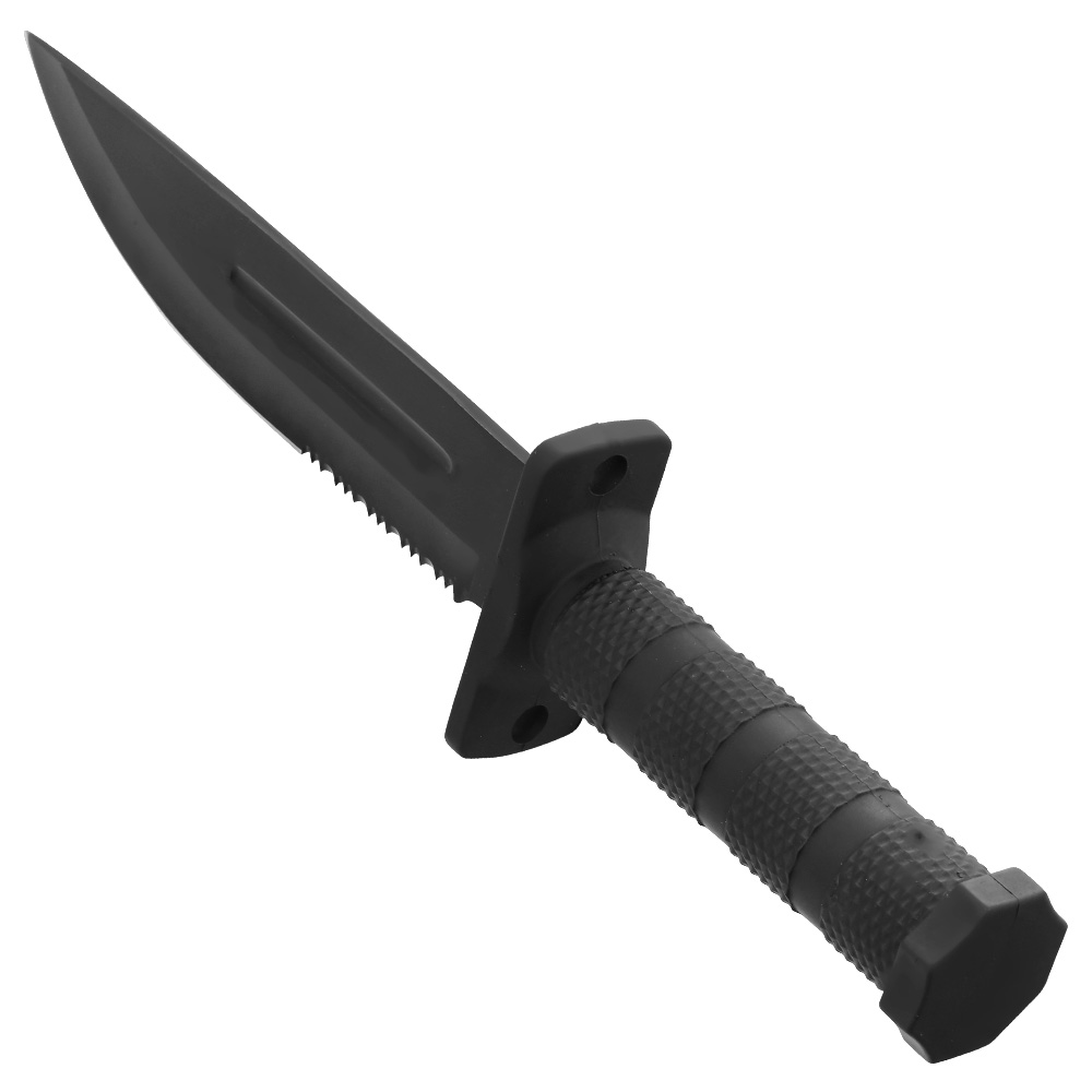 CJH Outdoormesser schwarz inkl. Kunststoffscheide Bild 5