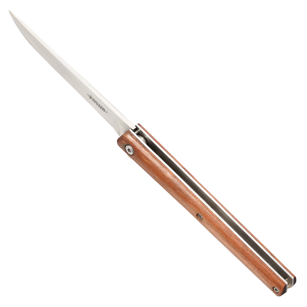 Haller Einhandmesser Slim Sandelholz inkl. Lederetui Bild 7