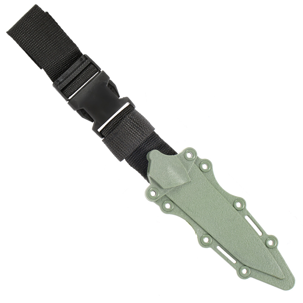 MP Airsoft BC 141 Style Deko Gummi Messer inkl. Scheide oliv Bild 6