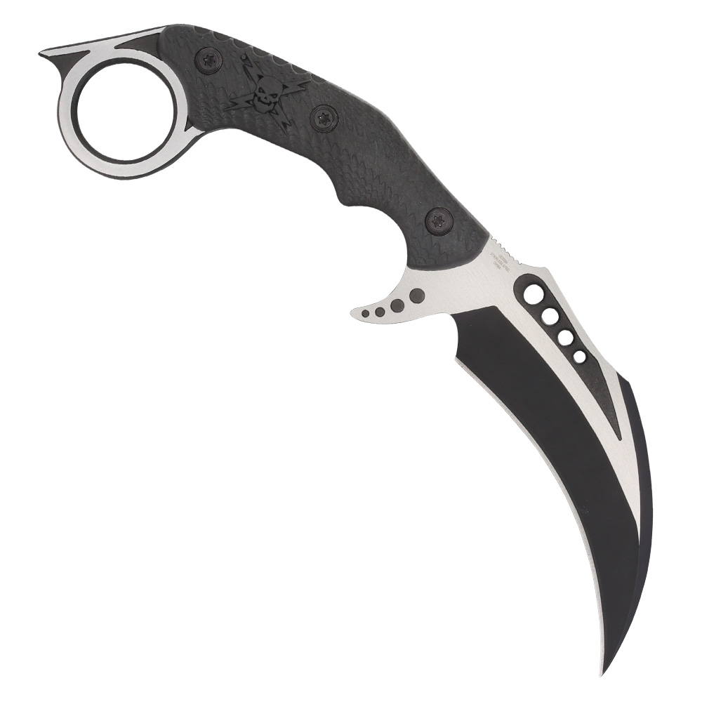 United Cutlery Karambit M48 Liberator Falcon inkl. Grtelscheide silber/schwarz Bild 1