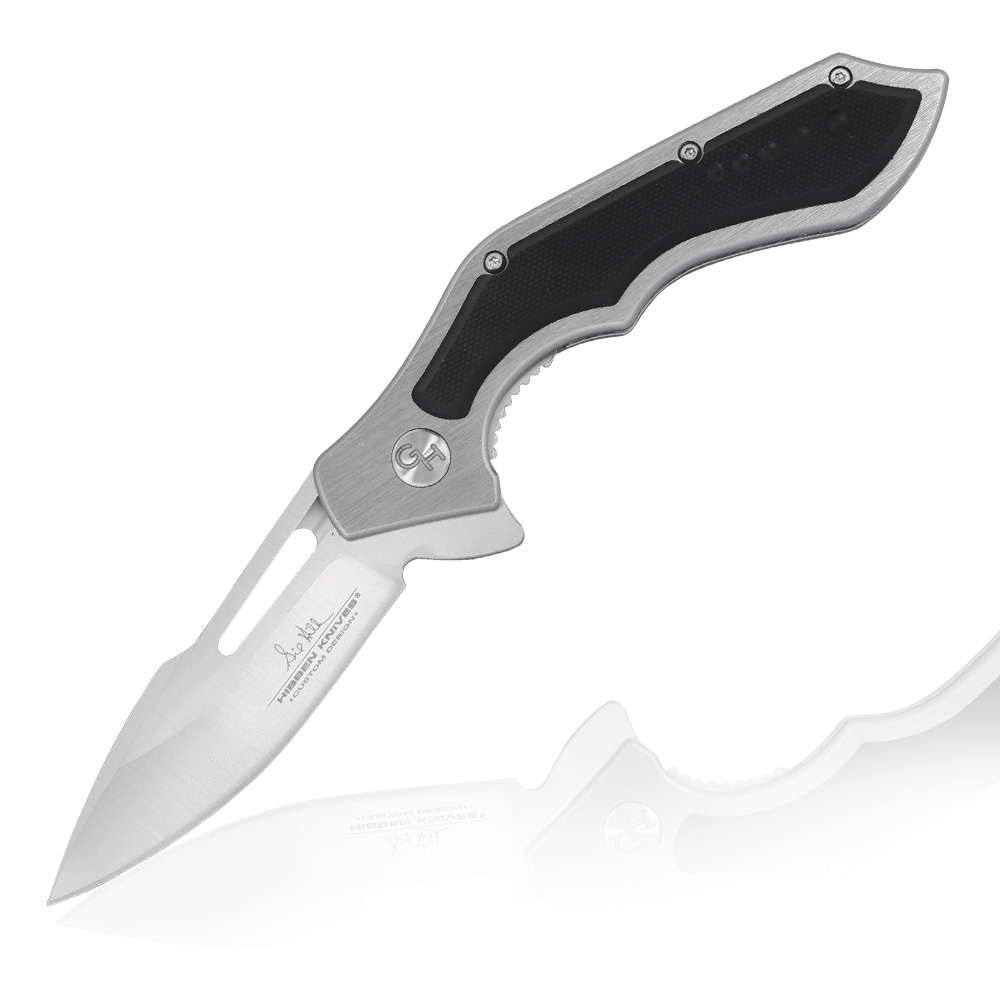 United Cutlery Einhandmesser Gil Hibben`s Hurricane G10 silber/schwarz