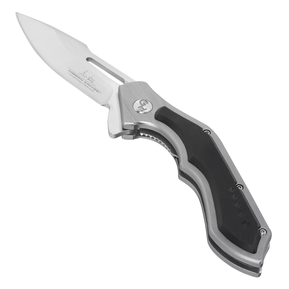 United Cutlery Einhandmesser Gil Hibben`s Hurricane G10 silber/schwarz Bild 1