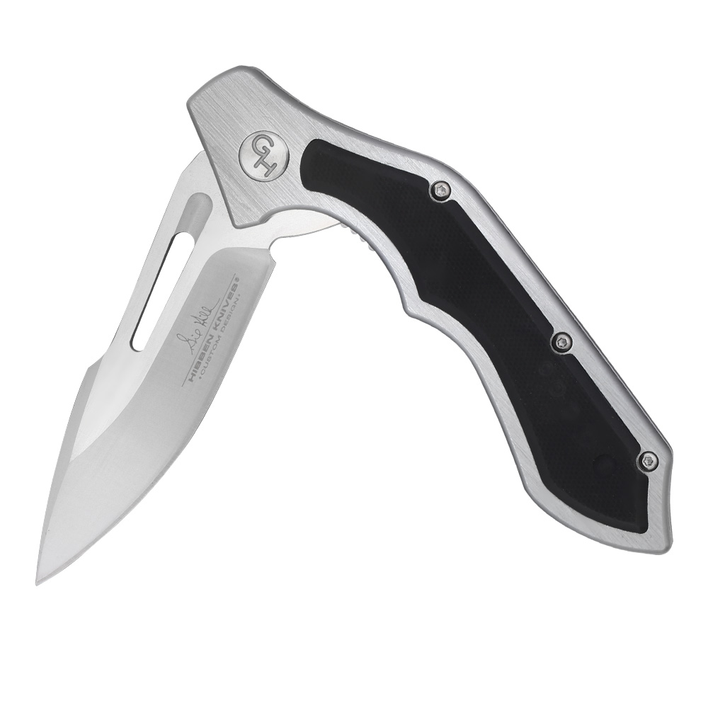 United Cutlery Einhandmesser Gil Hibben`s Hurricane G10 silber/schwarz Bild 1