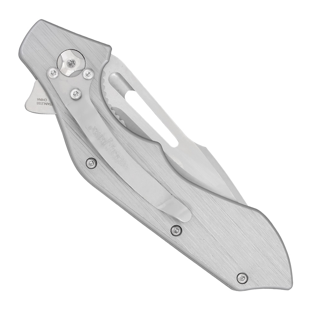 United Cutlery Einhandmesser Gil Hibben`s Hurricane G10 silber/schwarz Bild 1